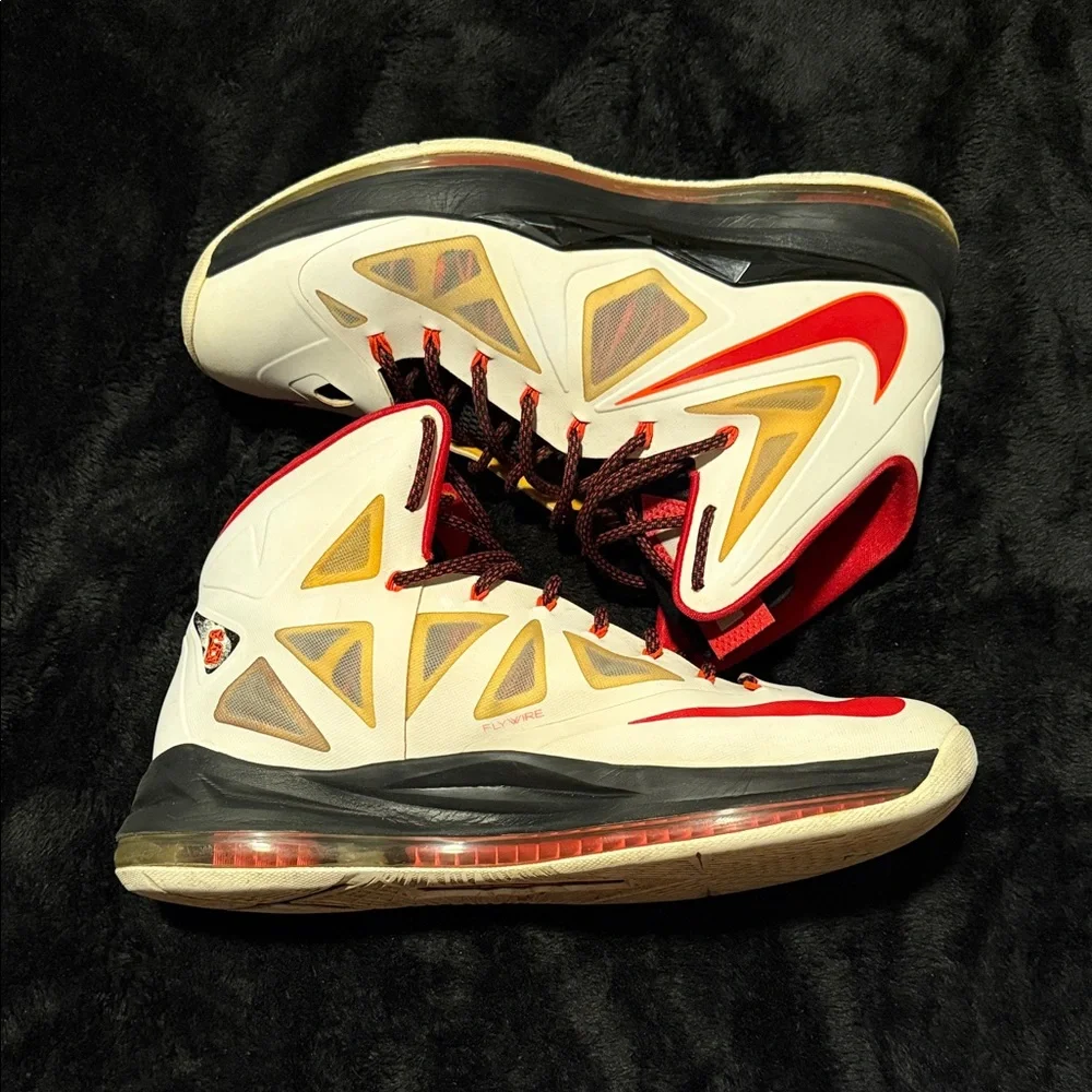 Nike LeBron 10 Miami Home Red & White - Picture 5 of 7